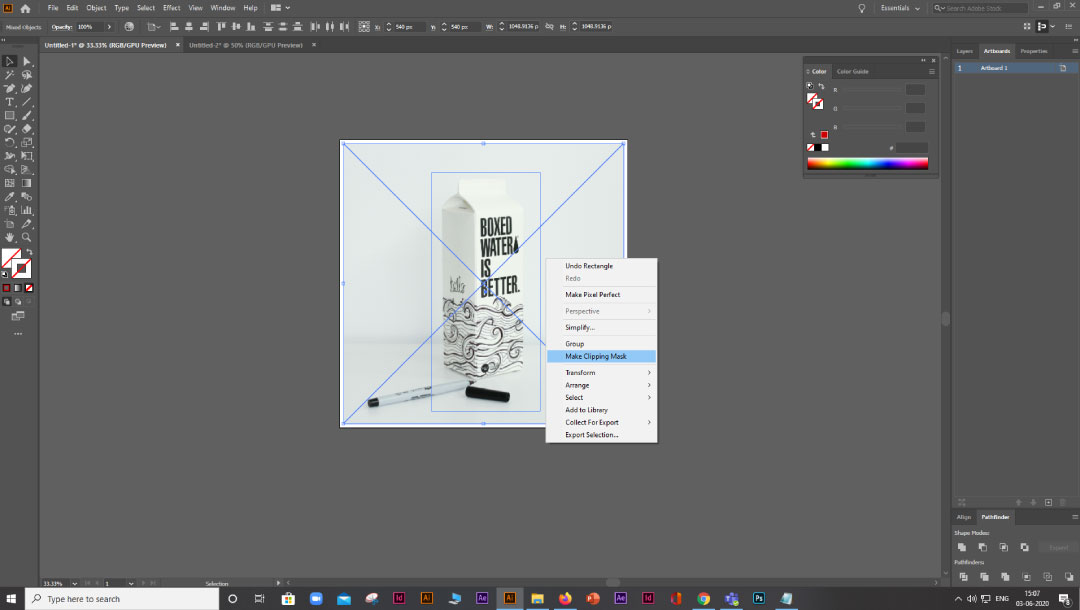 How to Crop an Image Using Adobe Illustrator - Planet Storyline