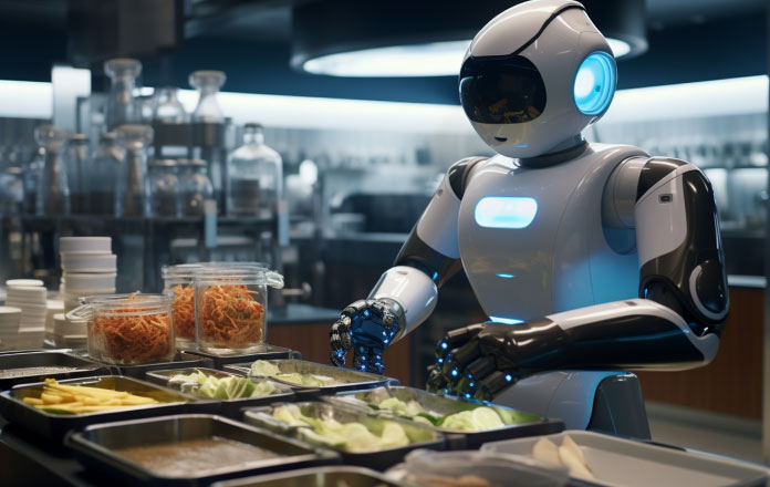 AI combine with Automation for the use of the Food Industry