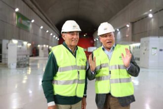 Ignacio Galán, presidente de Iberdrola, y Nicolai Tangen, CEO de Norges Bank